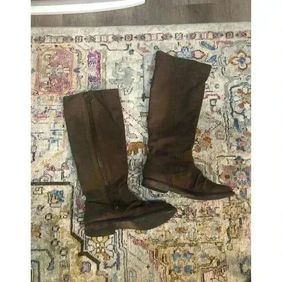 Steve madden leather boots 6.5 western feminine stable collection - Picture 2 of 5